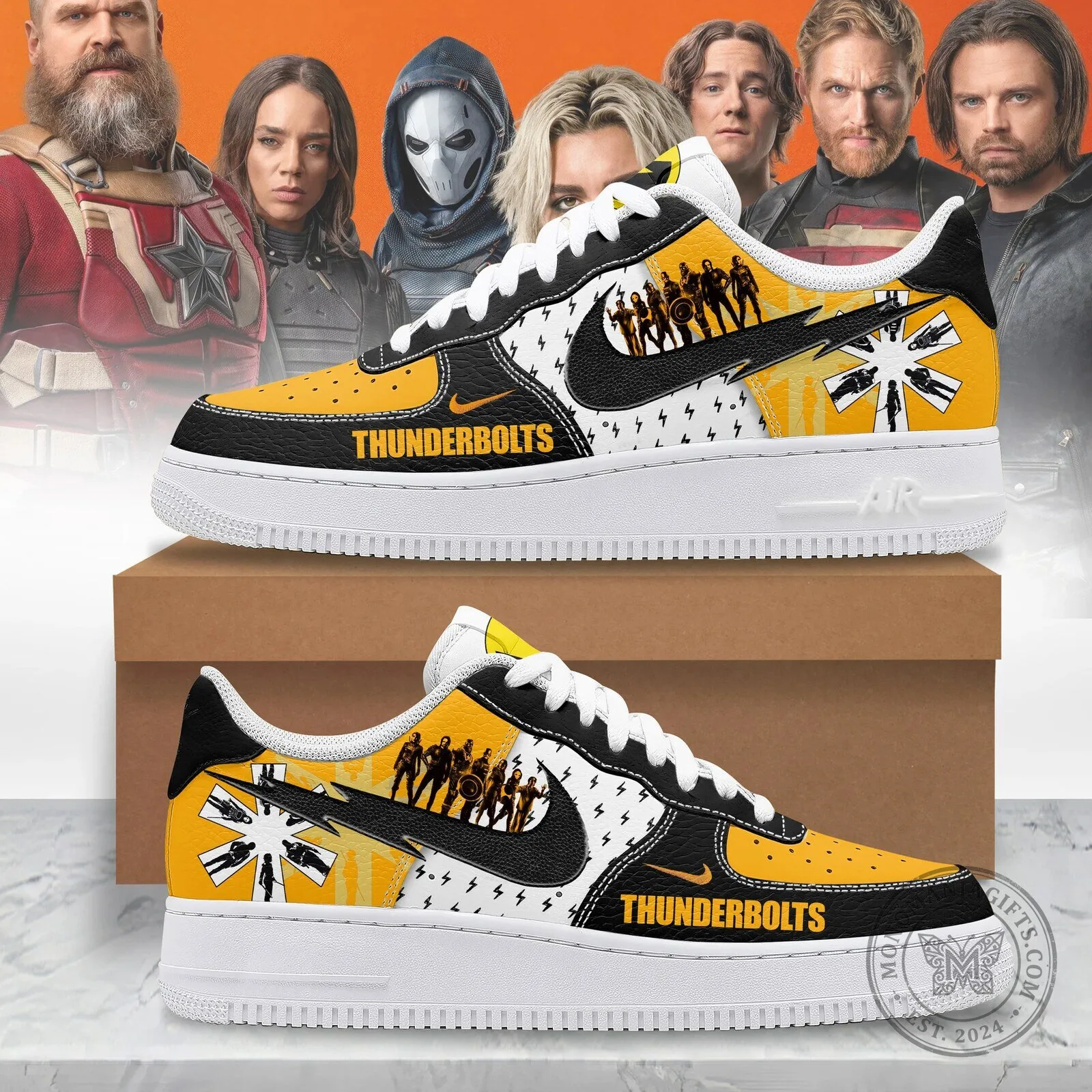 Thunderbolts Marvel Comics Superhero Team Custom Sneakers