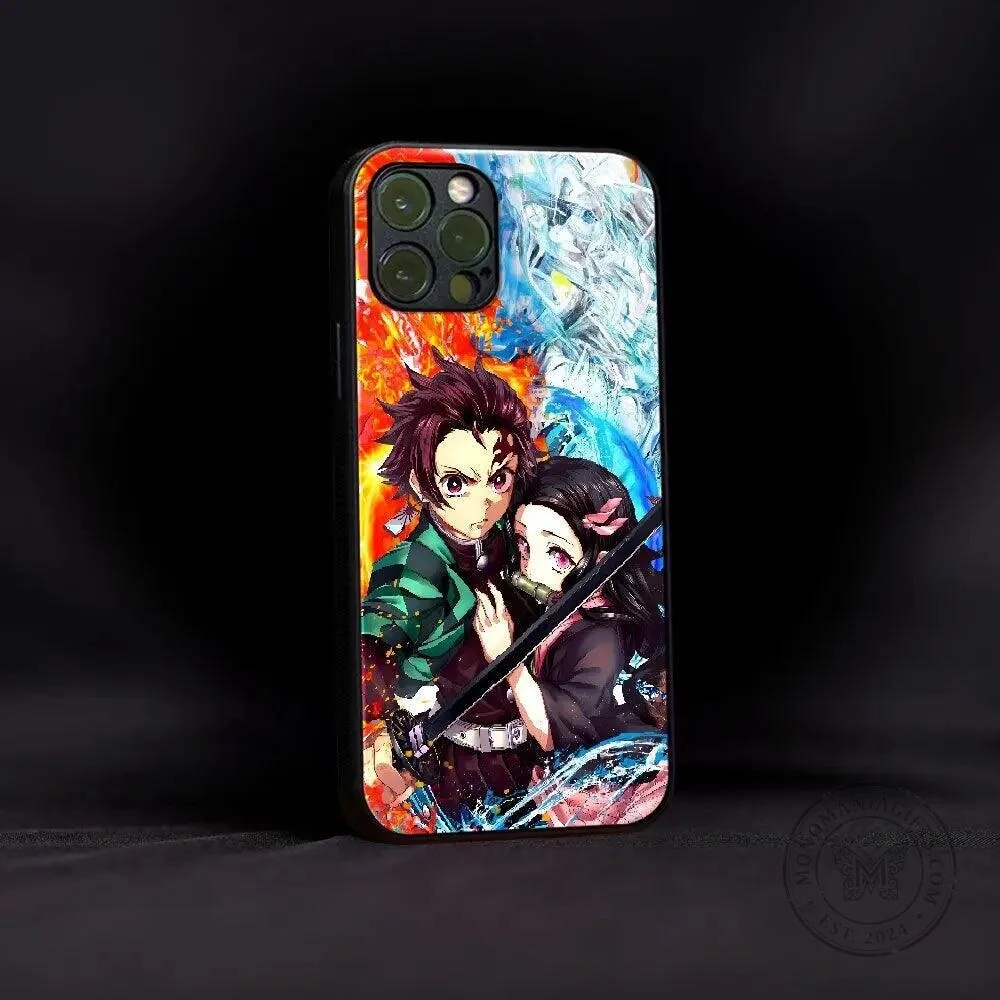 Demon Slayer Tanjiro and Nezuko Kamado Anime Phone Case