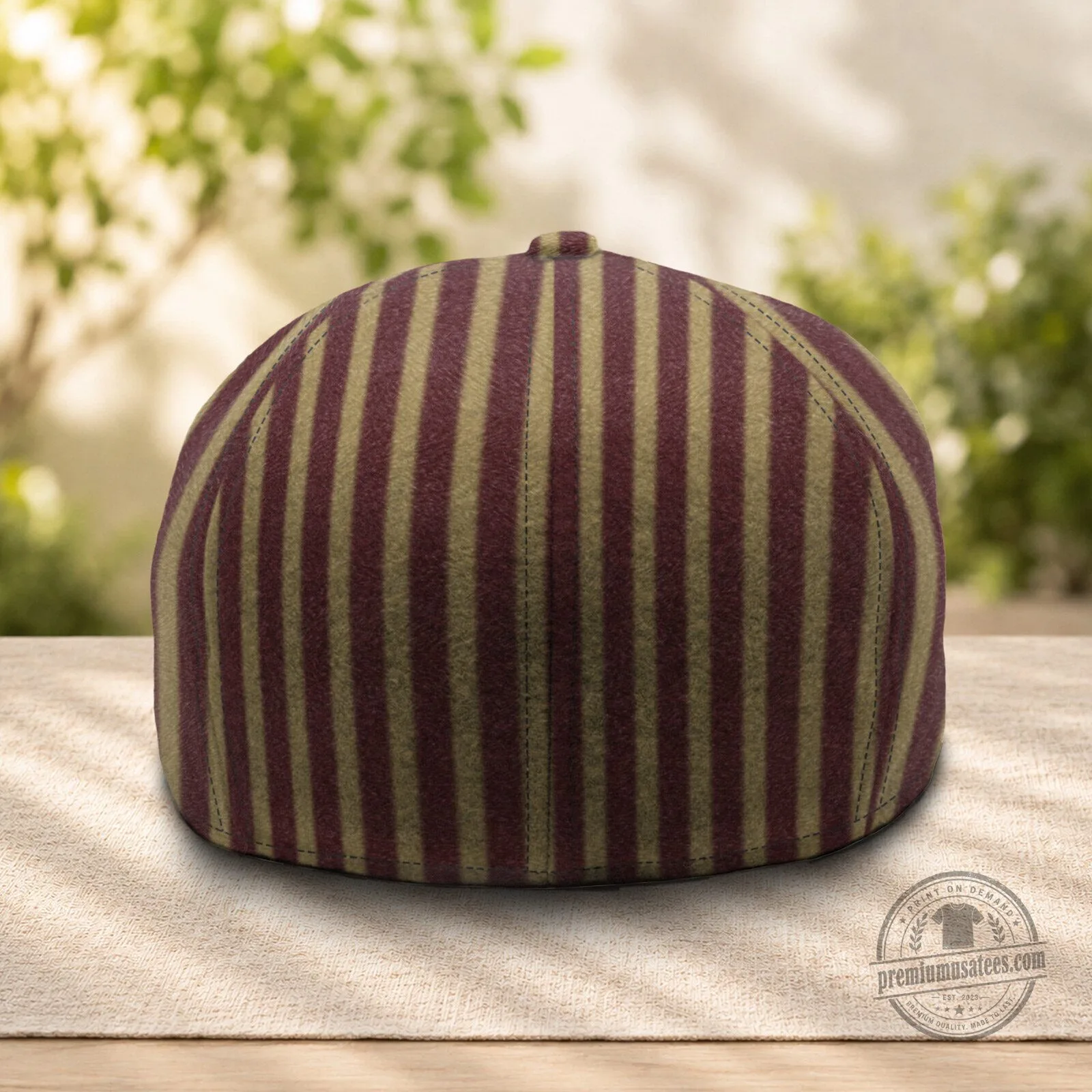 Texas State Bobcats Striped Newsboy Cap 7 Texas State Bobcats Striped Newsboy Cap