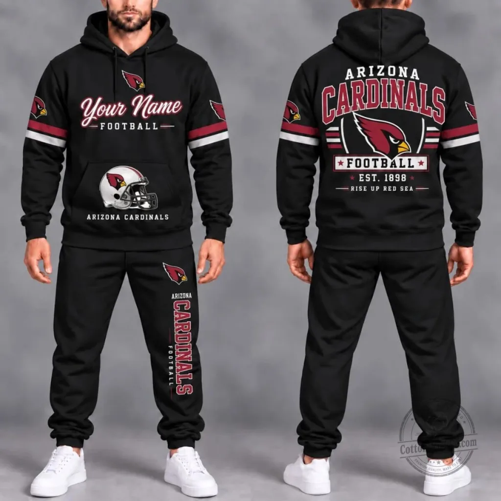 Arizona Cardinals Football Team Hoodie and Jogger Pants Set Arizona Cardinals Football Team Hoodie and Jogger Pants Set