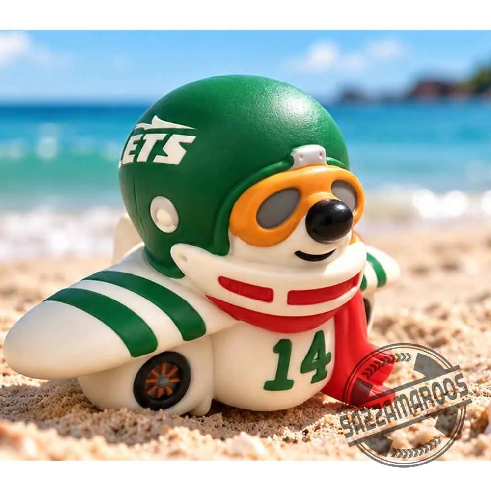 New York Jets Cute Airplane Resin Mascot Rubber Toy 4 New York Jets Cute Airplane Resin Mascot Rubber Toy