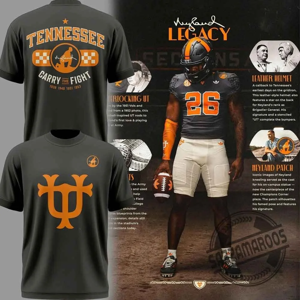 Tennessee Volunteers Neyland Legacy Smokey T-shirt 2026 7 Tennessee Volunteers Neyland Legacy Smokey T-shirt 2026