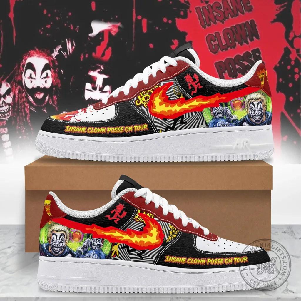 Insane Clown Posse On Tour Custom Printed Athletic Shoes 31 Insane Clown Posse On Tour Custom Printed Athletic Shoes