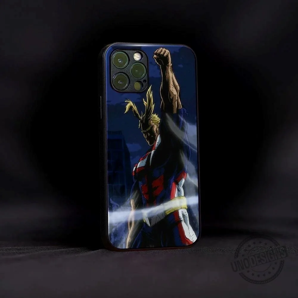 My Hero Academia All Might Anime Character iPhone Phone Case