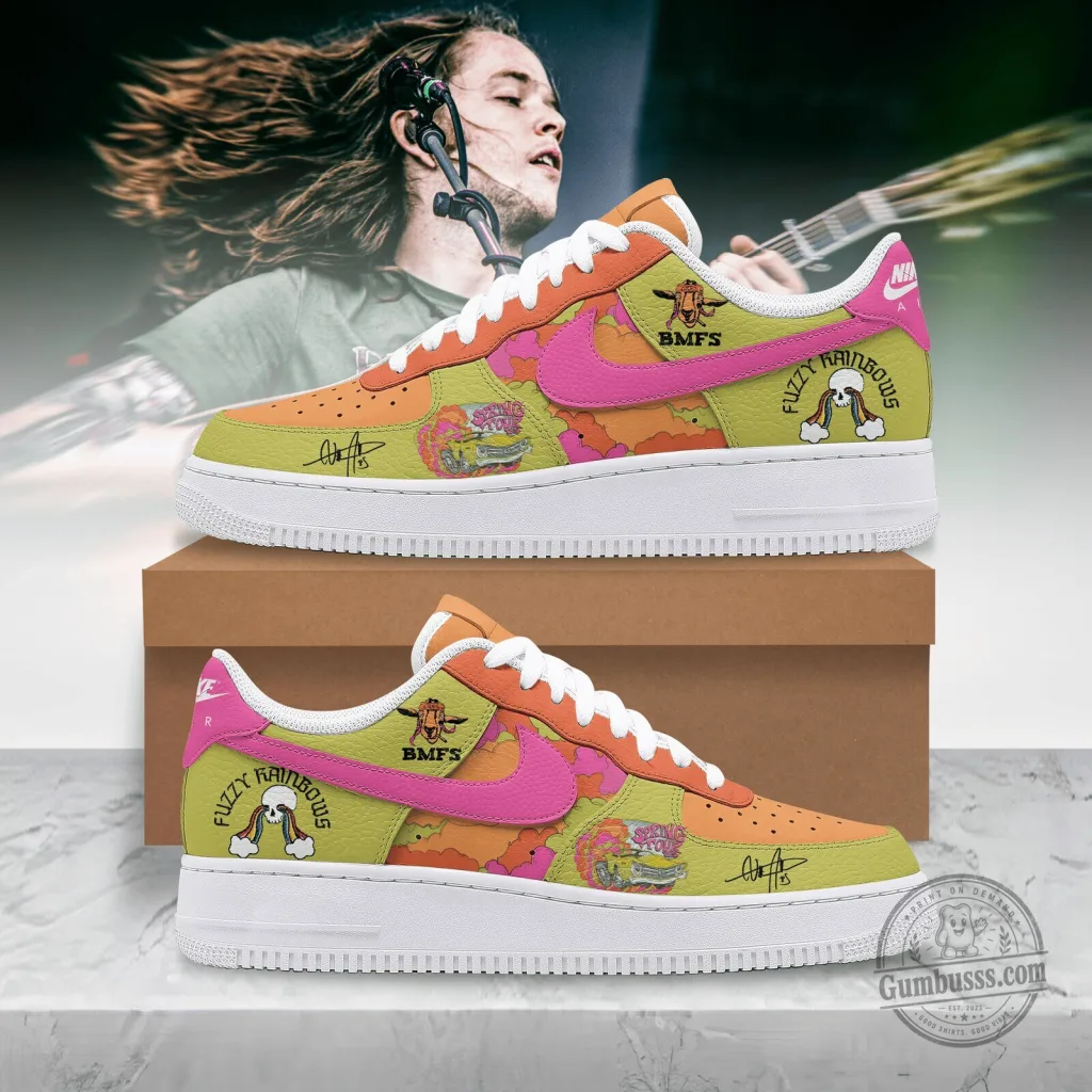 Billy Strings Fuzzy Rainbows Custom Design Sneakers Billy Strings Fuzzy Rainbows Custom Design Sneakers