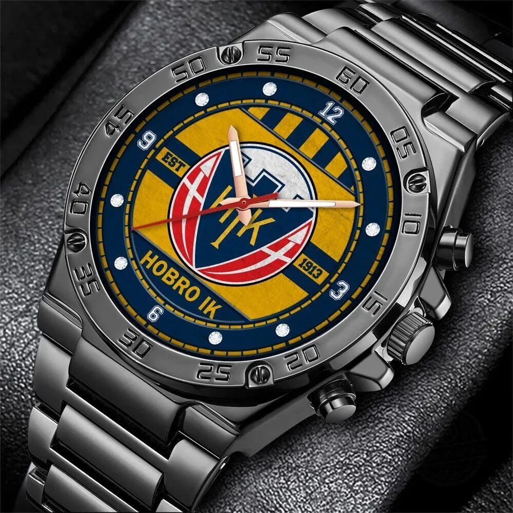 Hobro IK Football Club Established 1913 Stainless Steel Watch