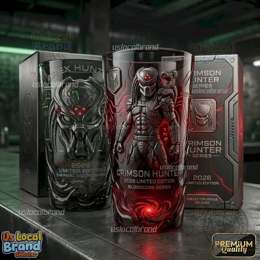 Predator Crimson Hunter 2026 Limited Edition Collector Grade Drinking Glass