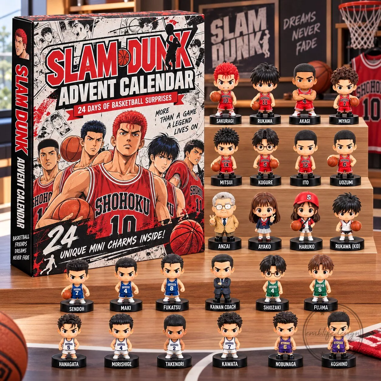 Slam Dunk NBA Basketball For Fan Advent Calendar