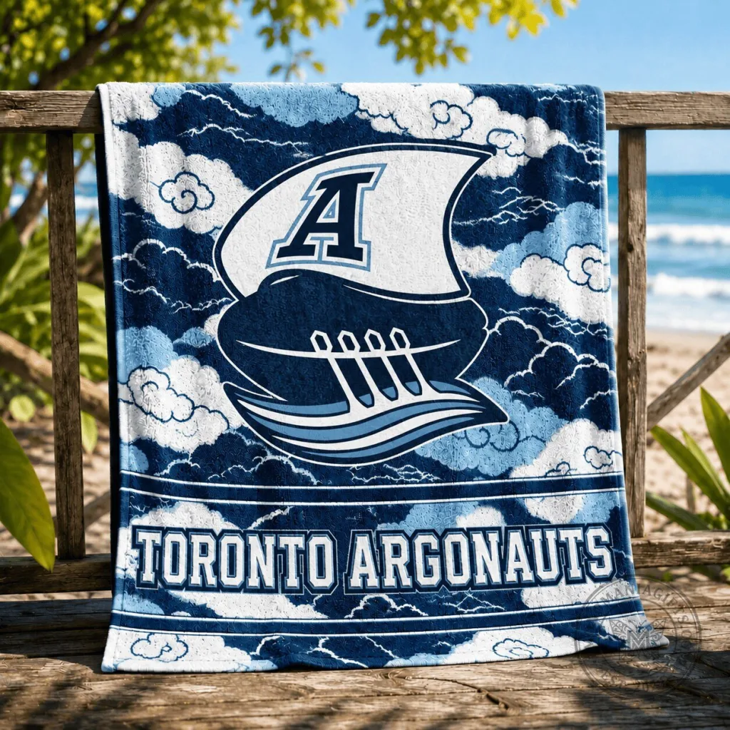 Toronto Argonauts CFL Football Team Logo Beach Towel 15 Toronto Argonauts CFL Football Team Logo Beach Towel