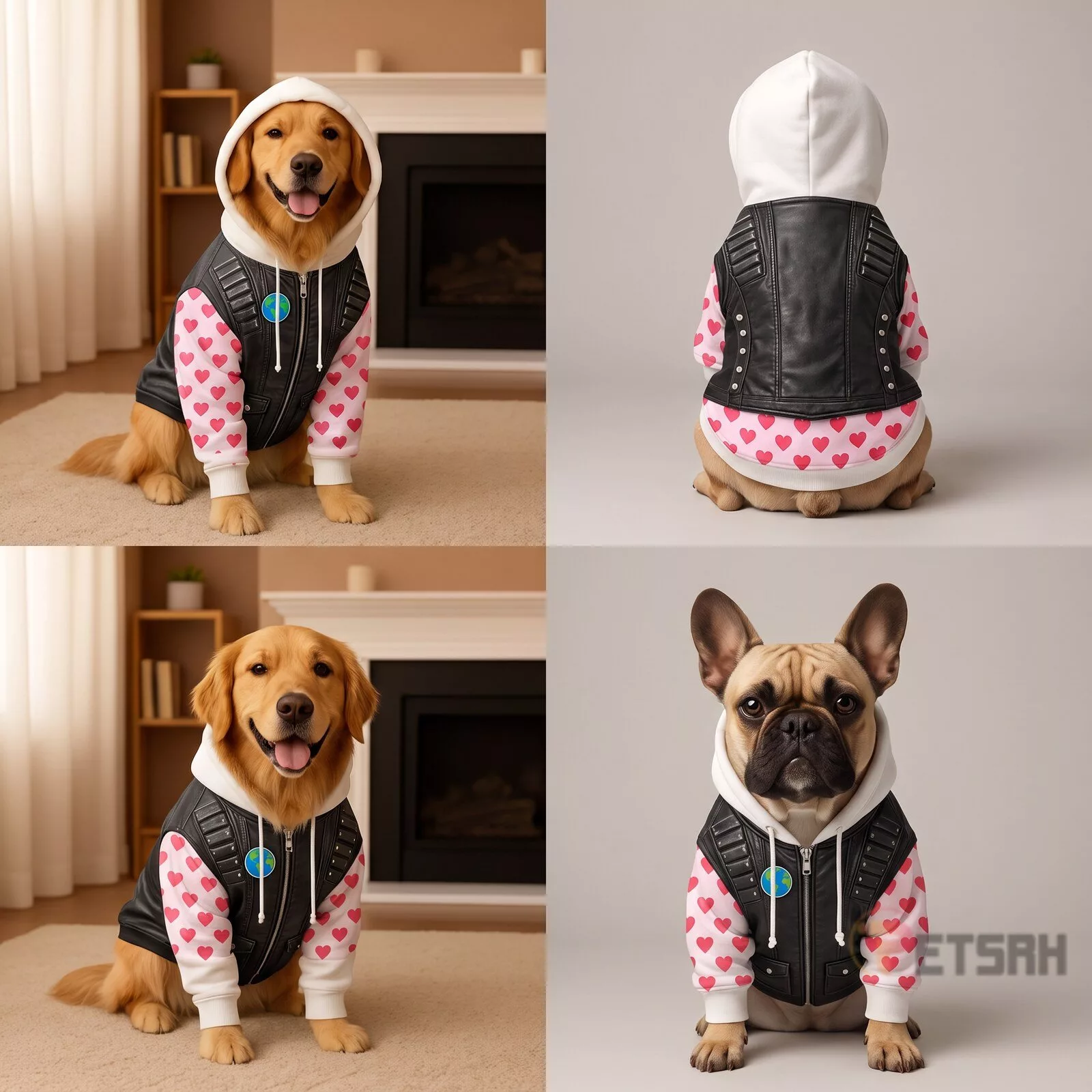 Dungeon Crawler Carl Cosplay Costume Carl Leather Vest And Black Cloak LitRPG Halloween Outfit AOP Hoodie for Pet