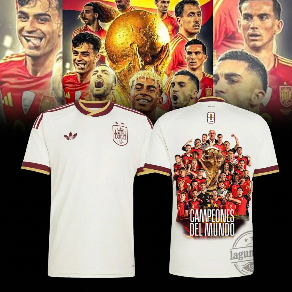 2026 FIFA World Cup Champions Jersey - Spain National Football Team Limited Edition