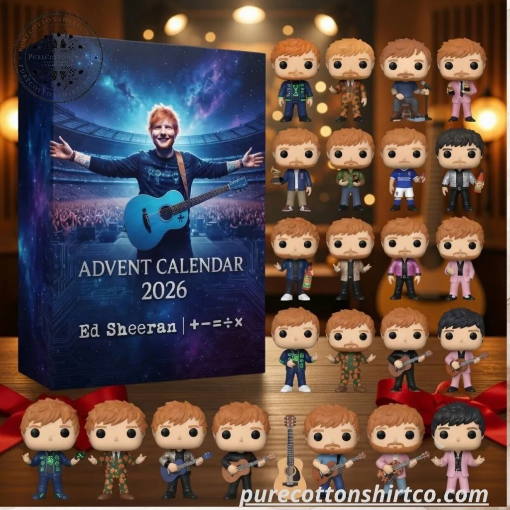 Ed Sheeran Mathematics Tour + - = ÷ x Advent Calendar 2026 - 24 Days Mini Acrylic Ornament Charms Box Ed Sheeran Mathematics Tour + - = ÷ x Advent Calendar 2026 - 24 Days Mini Acrylic Ornament Charms Box
