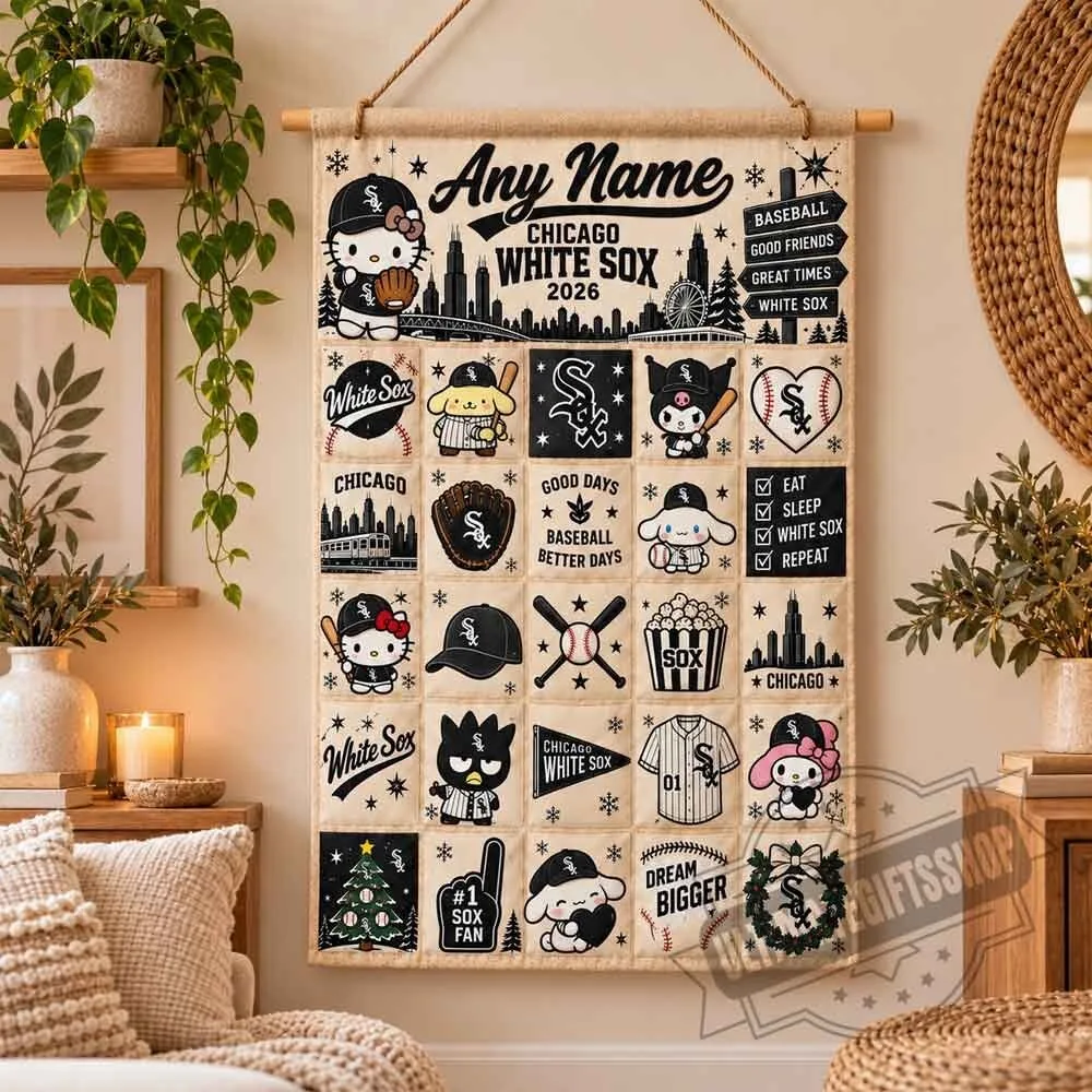 Chicago White Sox Christmas x Santorini Friends Custom Wall Advent Calendar 5 Chicago White Sox Christmas x Santorini Friends Custom Wall Advent Calendar