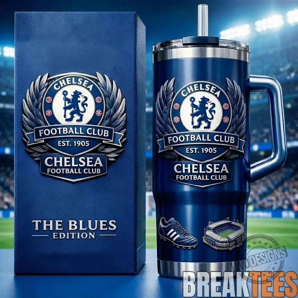Chelsea Football Club The Blues Edition Stainless Steel Insulated Tumbler with Handle