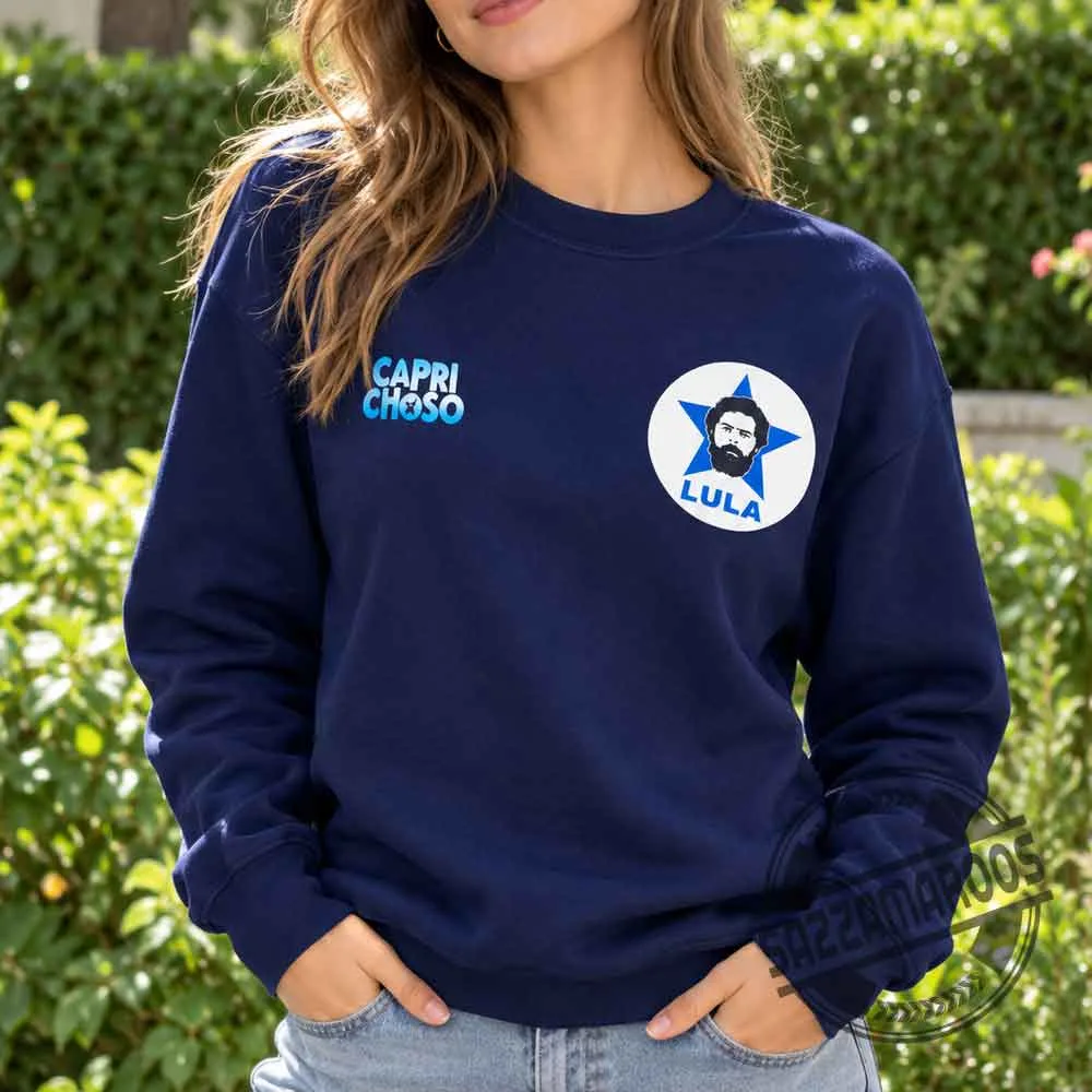 Lula da Silva Brazil President Star Logo Navy Shirt (4) Lula da Silva Brazil President Star Logo Navy Shirt – image 4 of 4