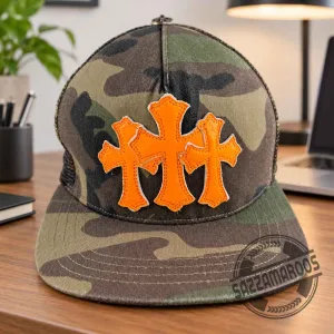 Chrome Hearts Cemetery Camo Orange Hat