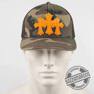Chrome Hearts Cemetery Camo Orange Hat