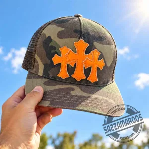Chrome Hearts Cemetery Camo Orange Hat
