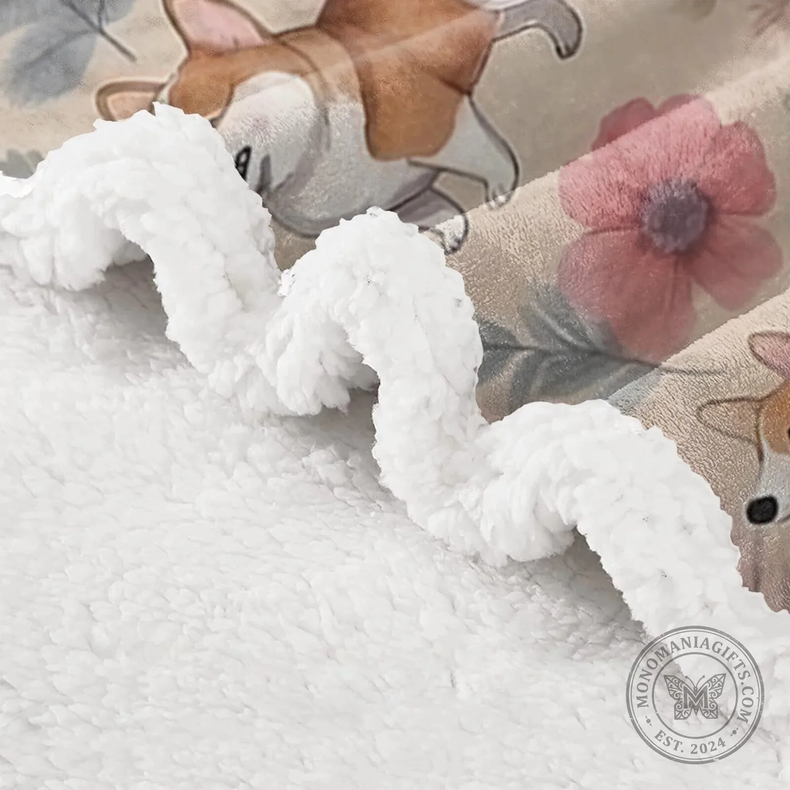 Vintage Corgi Dog Lover Floral Pattern Soft Cozy Throw Blanket 22 Vintage Corgi Dog Lover Floral Pattern Soft Cozy Throw Blanket
