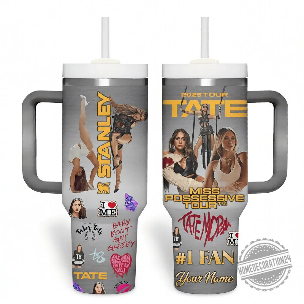 Tate McRae Miss Possessive Tour 2025 Personalized Insulated Tumbler