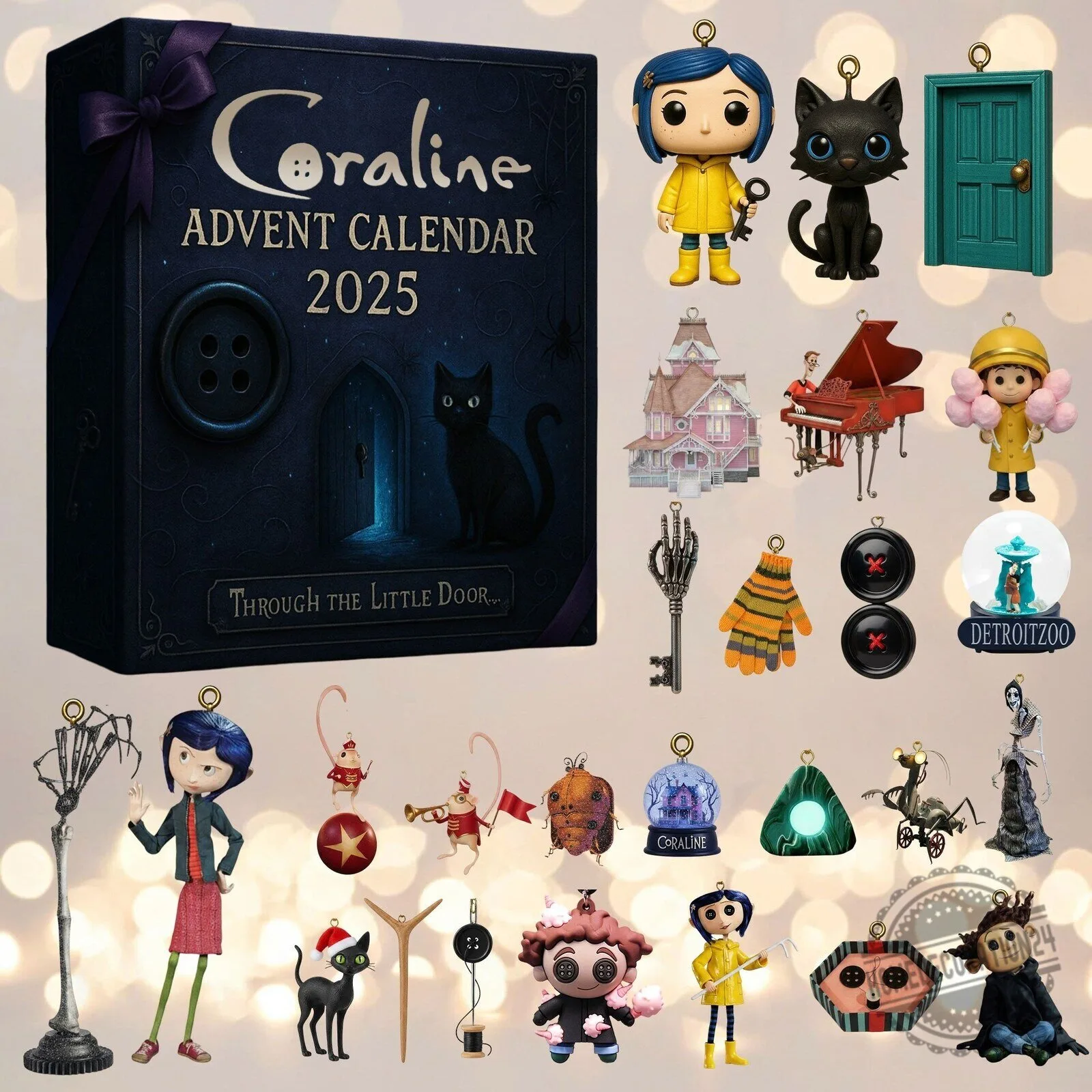 Coraline Through The Little Door 2025 Christmas Holiday Advent Calendar