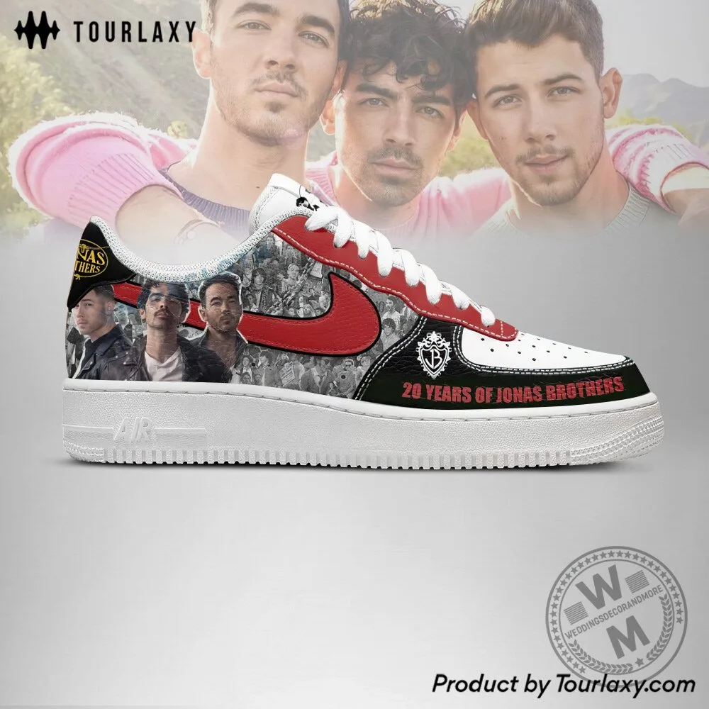Jonas Brothers 20 Years Anniversary Custom Design Sneakers 5 Jonas Brothers 20 Years Anniversary Custom Design Sneakers