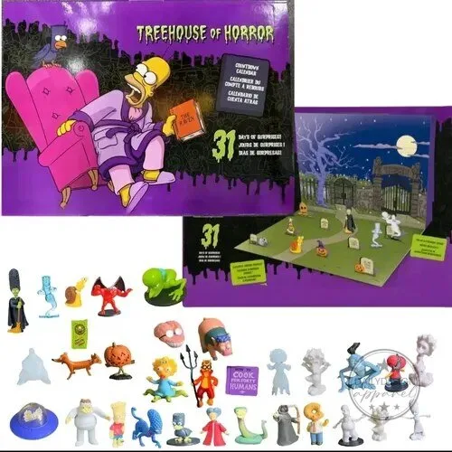 The Simpsons Treehouse of Horror Advent Calendar with 31 Surprises