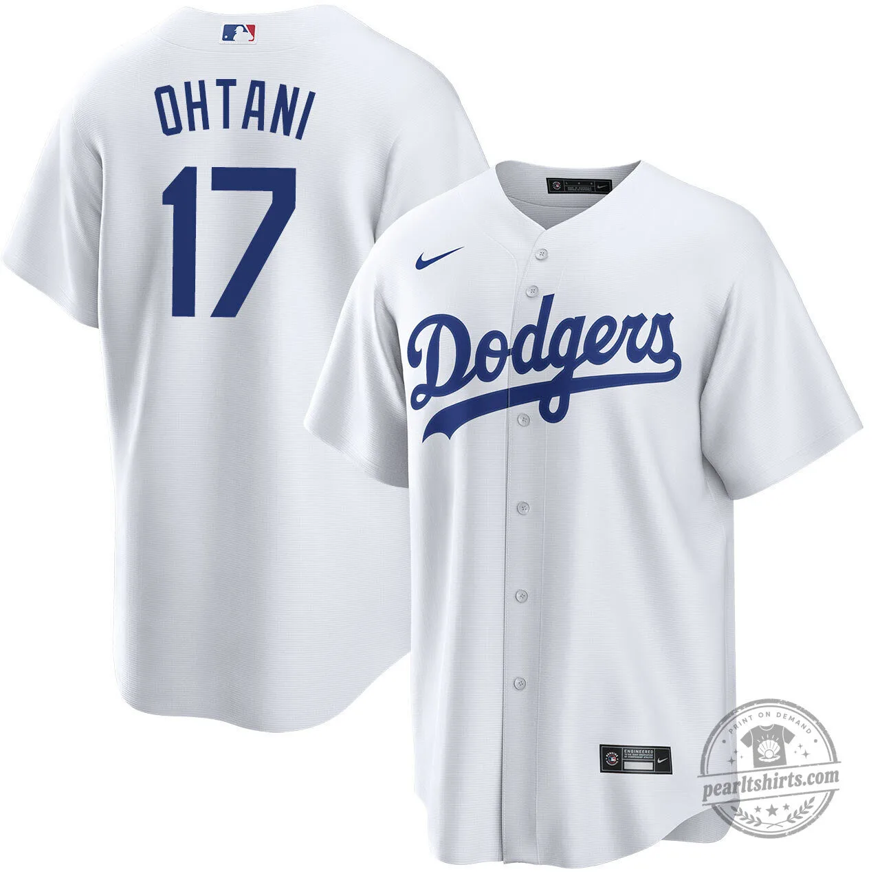 Shohei Ohtani White Home Jersey for Los Angeles Dodgers Baseball 4 Shohei Ohtani White Home Jersey for Los Angeles Dodgers Baseball