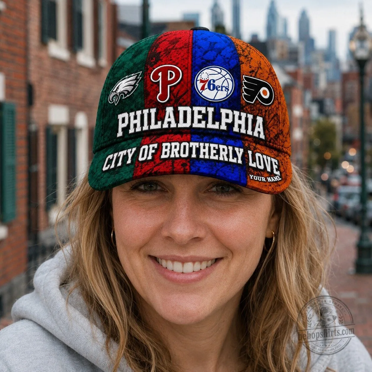 Philadelphia Sports Teams City of Brotherly Love Baseball Cap Hat 12 Philadelphia Sports Teams City of Brotherly Love Baseball Cap Hat
