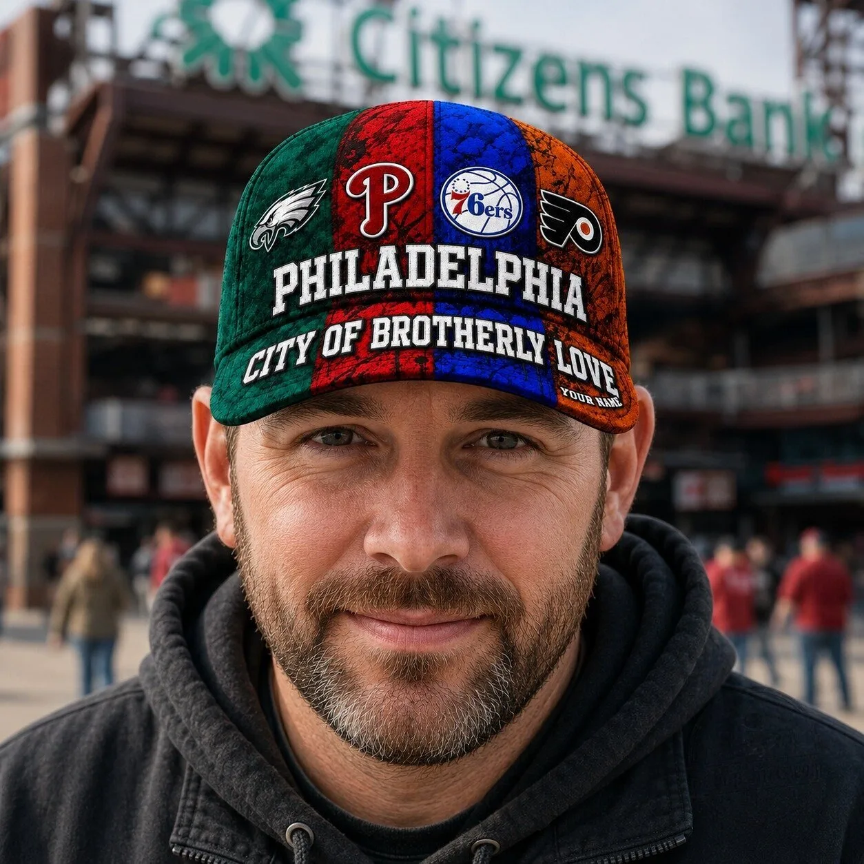 Philadelphia Sports Teams City of Brotherly Love Baseball Cap Hat 15 Philadelphia Sports Teams City of Brotherly Love Baseball Cap Hat