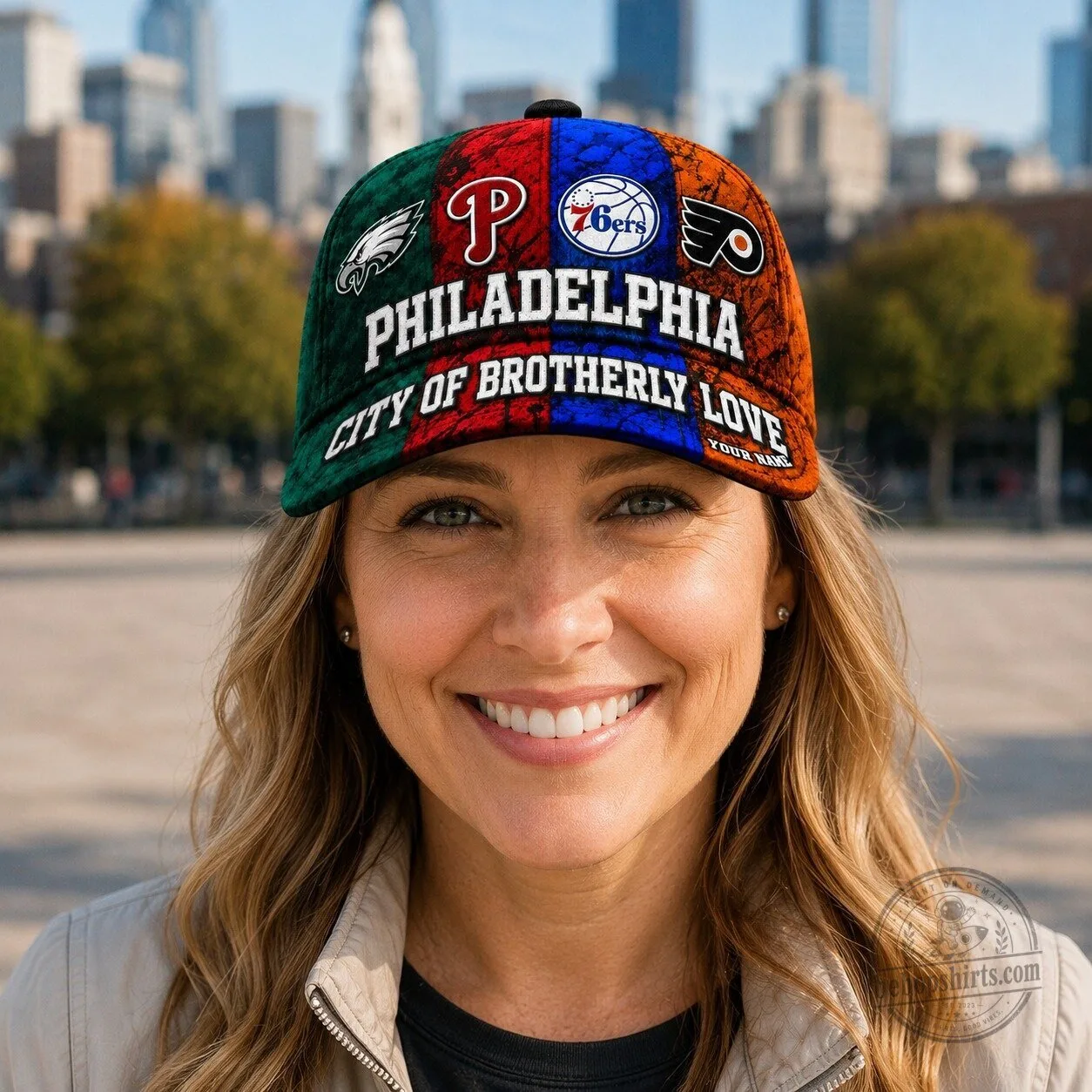 Philadelphia Sports Teams City of Brotherly Love Baseball Cap Hat 16 Philadelphia Sports Teams City of Brotherly Love Baseball Cap Hat