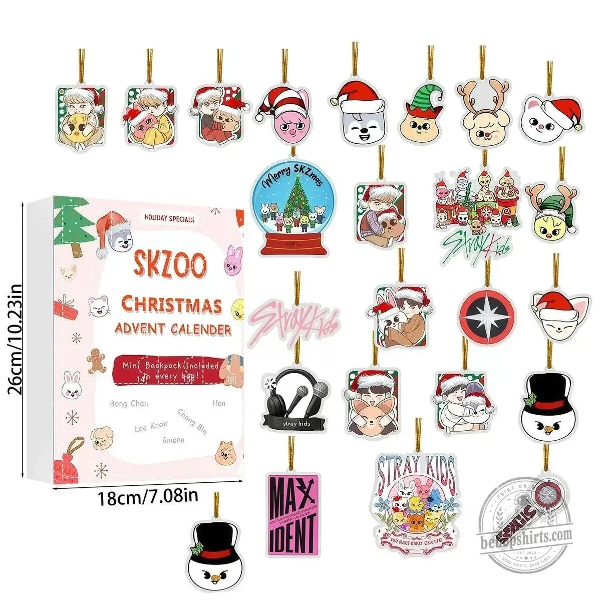 Stray Kids SKZOO Christmas Advent Calendar Collectible Mini Figures