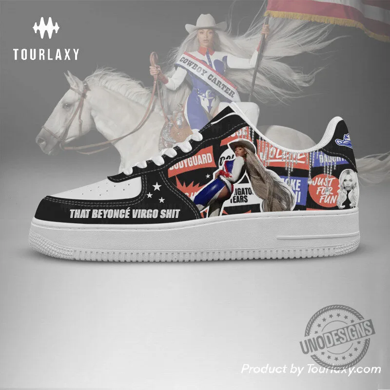 Beyonce Cowboy Carter Album Art Custom Print Sneakers 4 Beyonce Cowboy Carter Album Art Custom Print Sneakers