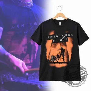 Josh Wearing Twenty One Pilots 2017 Emotional Roadshow Tour T-Shirt 4 Josh Wearing Twenty One Pilots 2017 Emotional Roadshow Tour T-Shirt