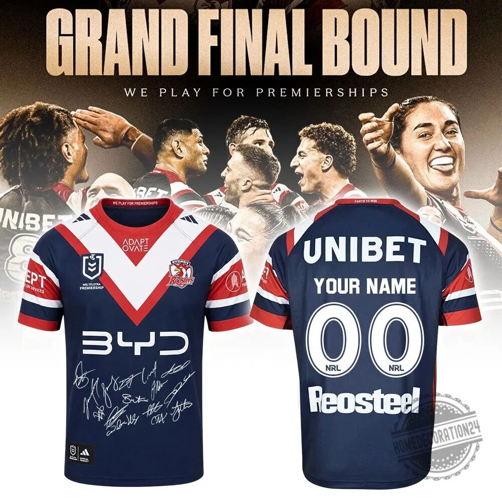 2026 NRL Rugby League Football Jersey - Sydney Roosters Premiers