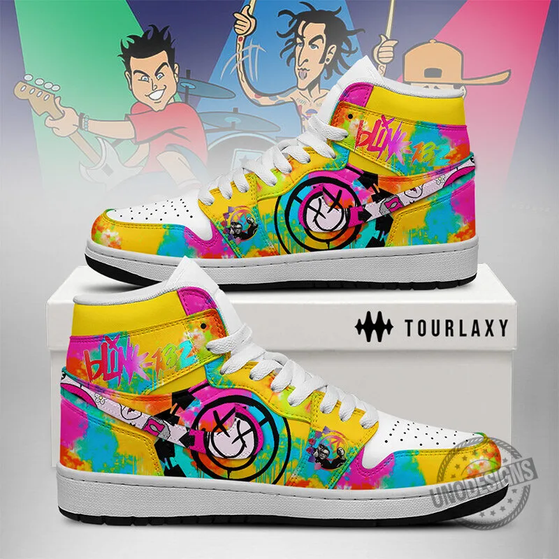 Blink 182 Graffiti Art High Top Sneakers