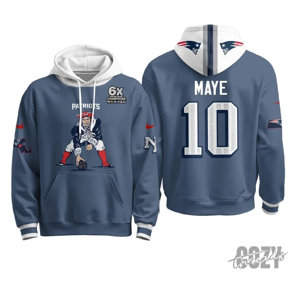 New England Patriots Minuteman Edition Football Team Hoodie New England Patriots Minuteman Edition Football Team Hoodie