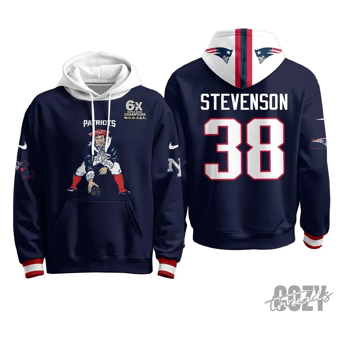 New England Patriots Minuteman Edition Football Team Hoodie 57 New England Patriots Minuteman Edition Football Team Hoodie