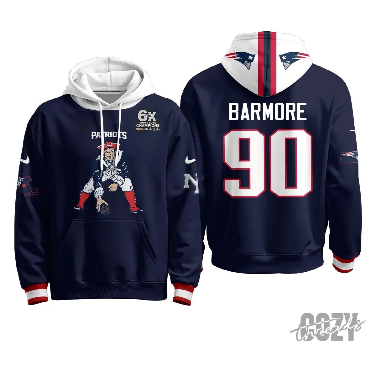 New England Patriots Minuteman Edition Football Team Hoodie 59 New England Patriots Minuteman Edition Football Team Hoodie