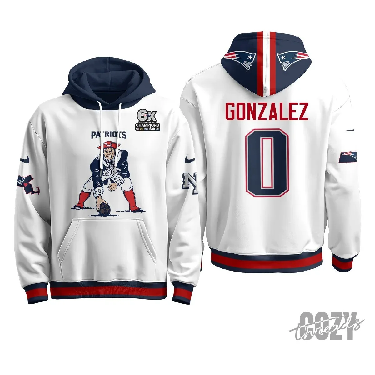 New England Patriots Minuteman Edition Football Team Hoodie 64 New England Patriots Minuteman Edition Football Team Hoodie