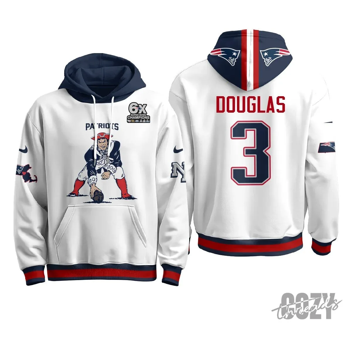 New England Patriots Minuteman Edition Football Team Hoodie 65 New England Patriots Minuteman Edition Football Team Hoodie