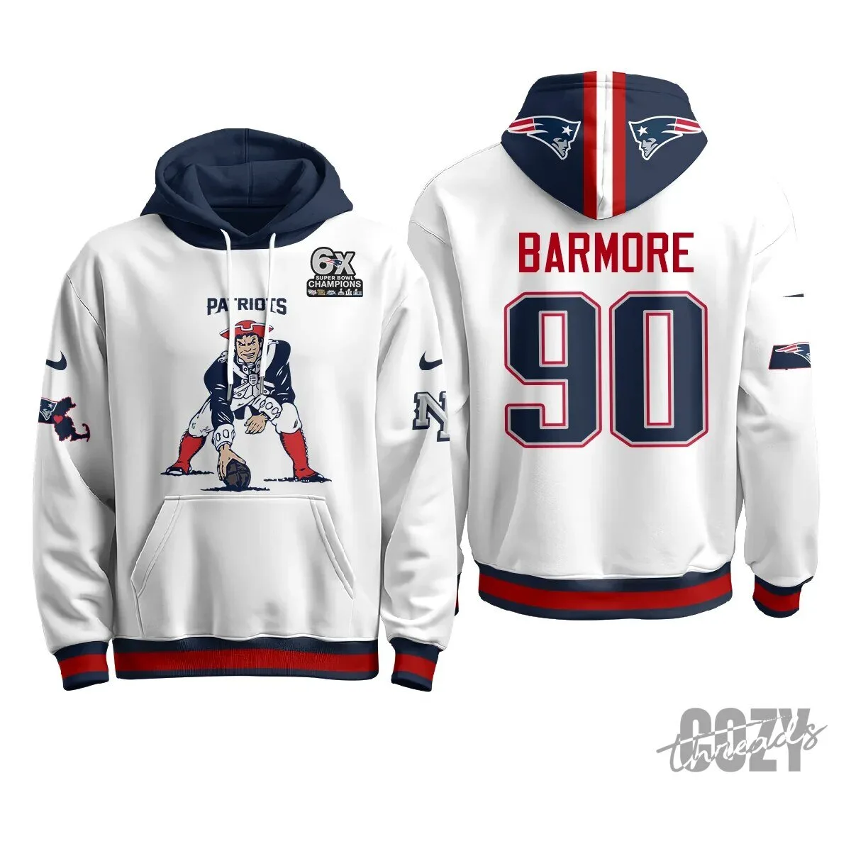 New England Patriots Minuteman Edition Football Team Hoodie 68 New England Patriots Minuteman Edition Football Team Hoodie