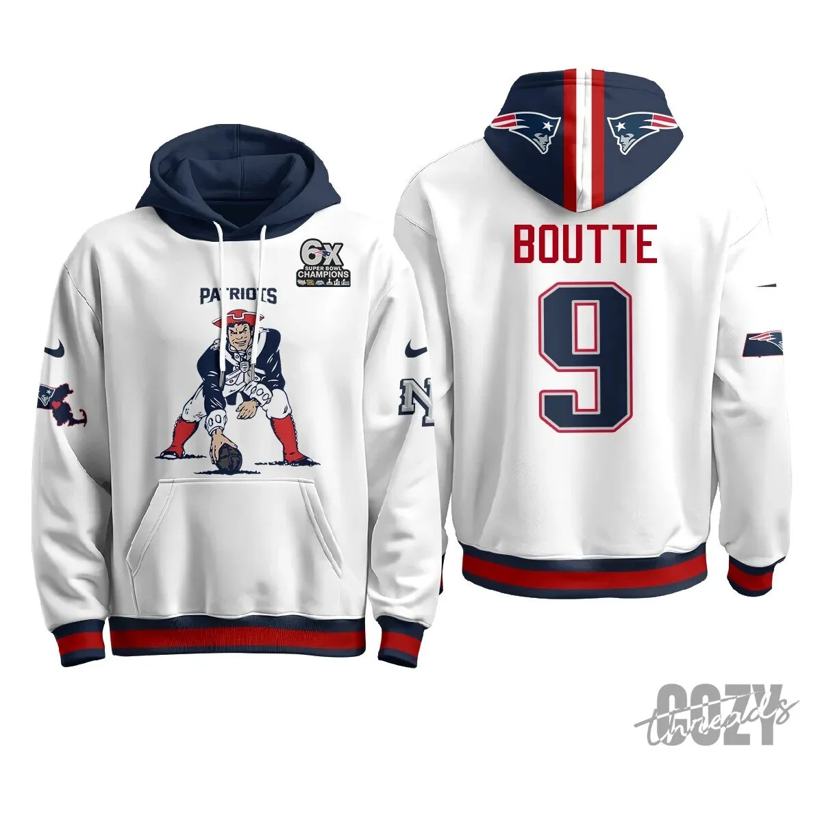 New England Patriots Minuteman Edition Football Team Hoodie 70 New England Patriots Minuteman Edition Football Team Hoodie