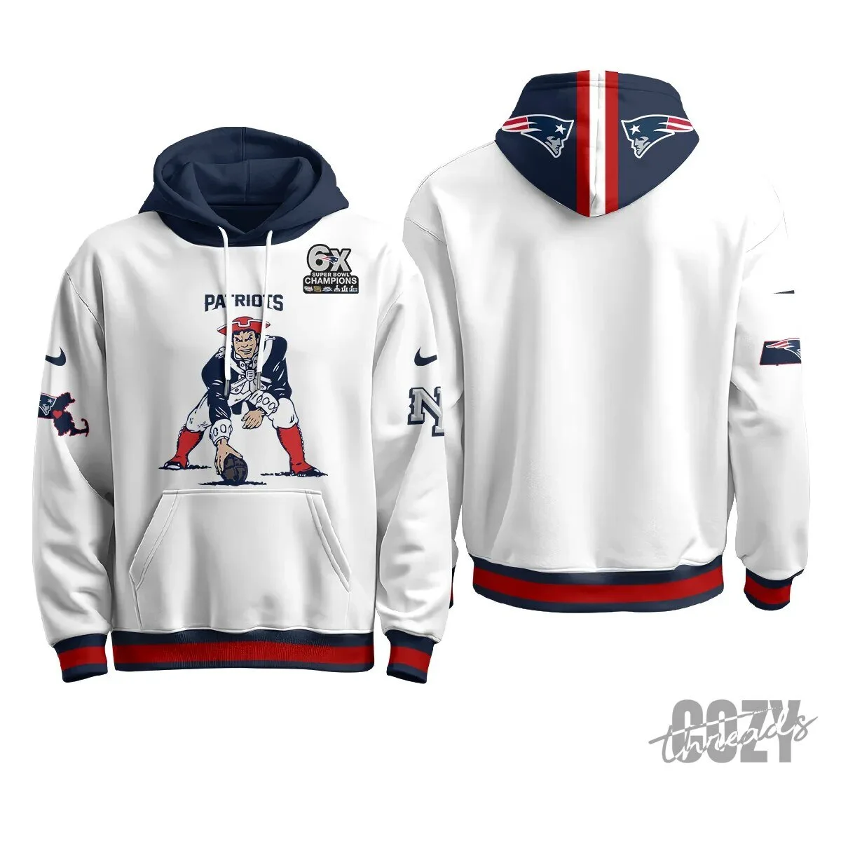 New England Patriots Minuteman Edition Football Team Hoodie 71 New England Patriots Minuteman Edition Football Team Hoodie