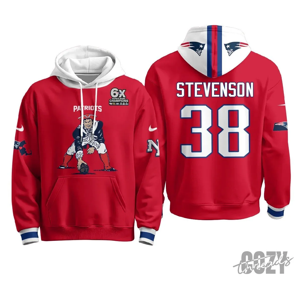 New England Patriots Minuteman Edition Football Team Hoodie 75 New England Patriots Minuteman Edition Football Team Hoodie