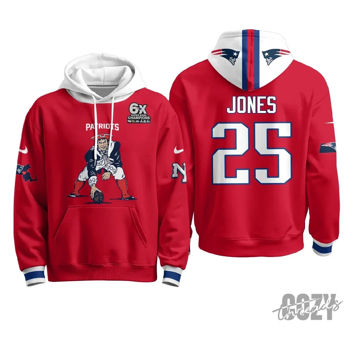 New England Patriots Minuteman Edition Football Team Hoodie 78 New England Patriots Minuteman Edition Football Team Hoodie