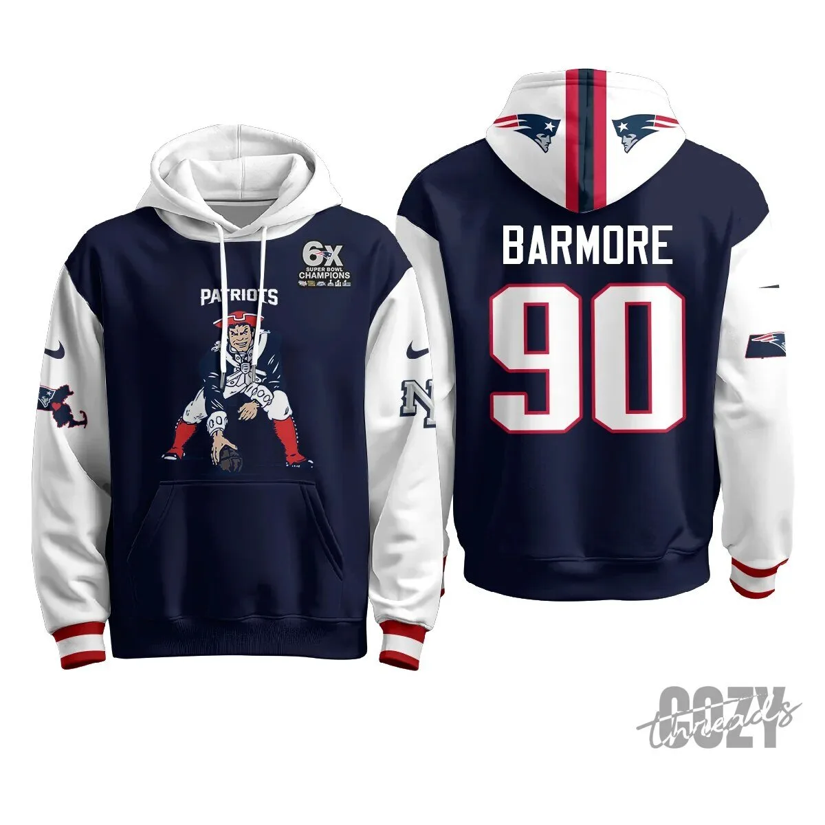 New England Patriots Minuteman Edition Football Team Hoodie 86 New England Patriots Minuteman Edition Football Team Hoodie