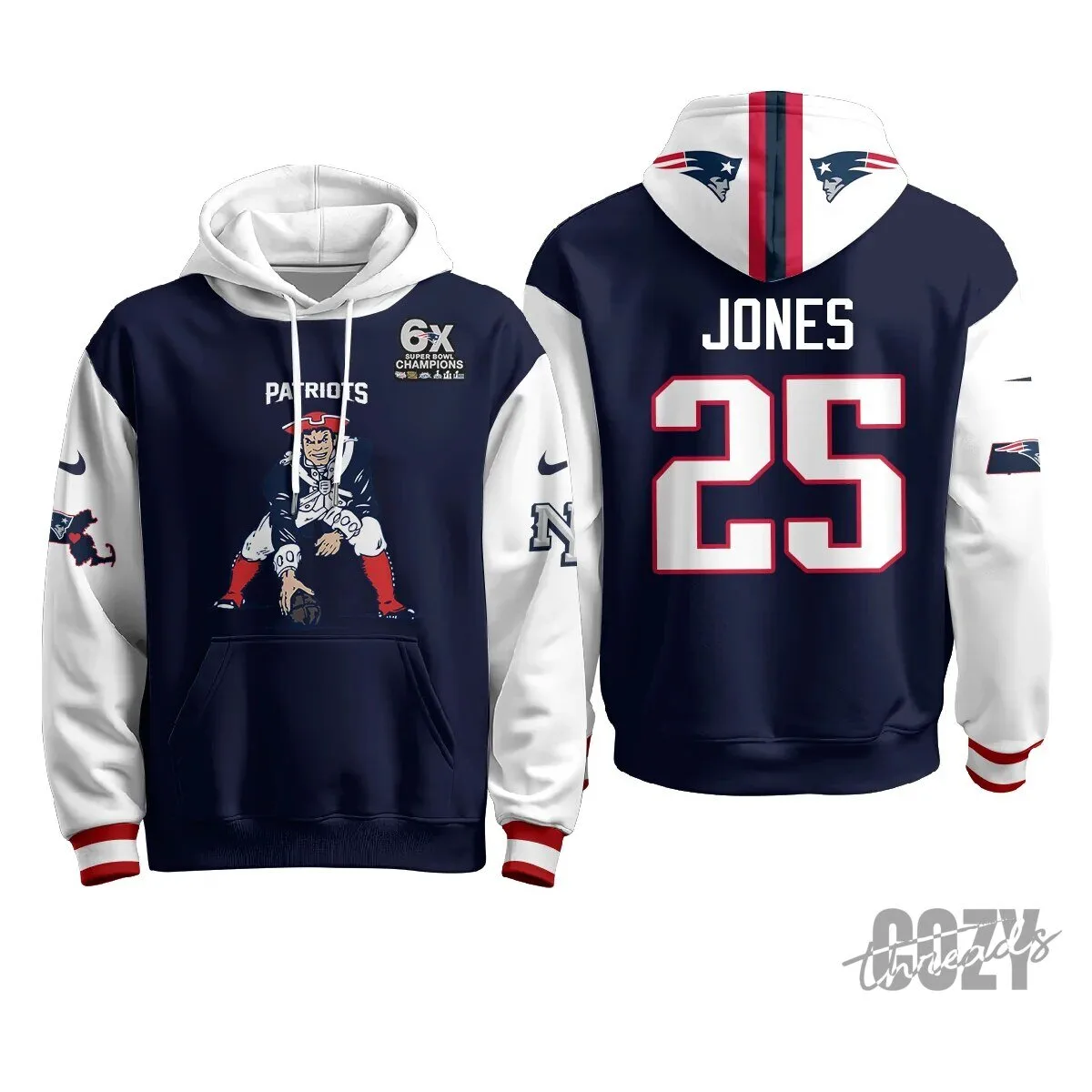 New England Patriots Minuteman Edition Football Team Hoodie 87 New England Patriots Minuteman Edition Football Team Hoodie