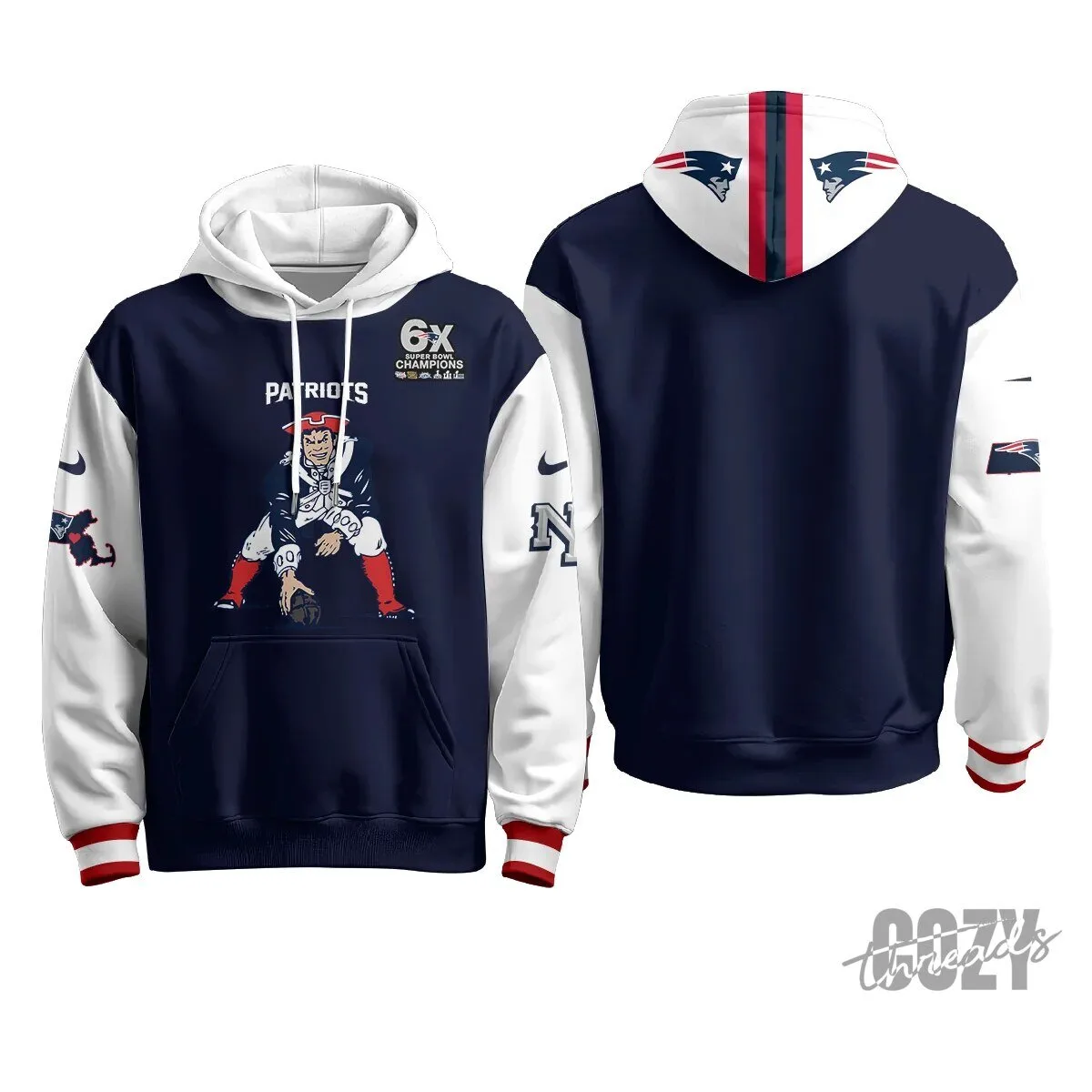 New England Patriots Minuteman Edition Football Team Hoodie 89 New England Patriots Minuteman Edition Football Team Hoodie