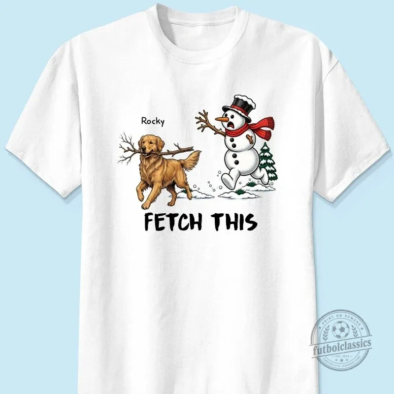 Golden Retriever Dog Stealing Snowman Arm Funny Christmas Fetch This Sweatshirt 36 Golden Retriever Dog Stealing Snowman Arm Funny Christmas Fetch This Sweatshirt